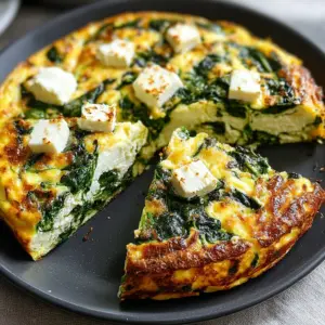 Cremige Spinat-Feta-Frittata: Das ultimative Rezept für ein leckeres Frühstück!