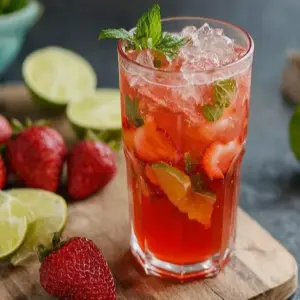 Erfrischende Erdbeer-Limonade: Das einfache Rezept für den perfekten Sommergenuss!