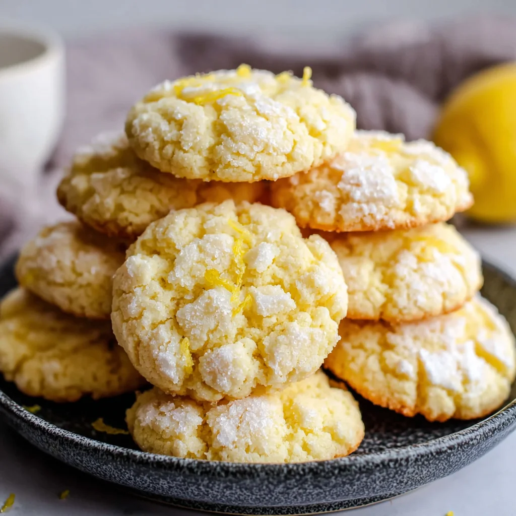 Erfrischende Zitronen-Crinkle-Cookies: Das ultimative Rezept für knusprige Genussmomente