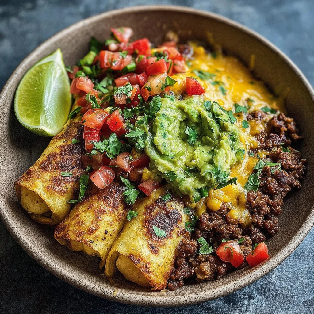 Gefüllte Kartoffel-Taco-Schüssel: Das Rezept für dein neues Lieblingsessen!