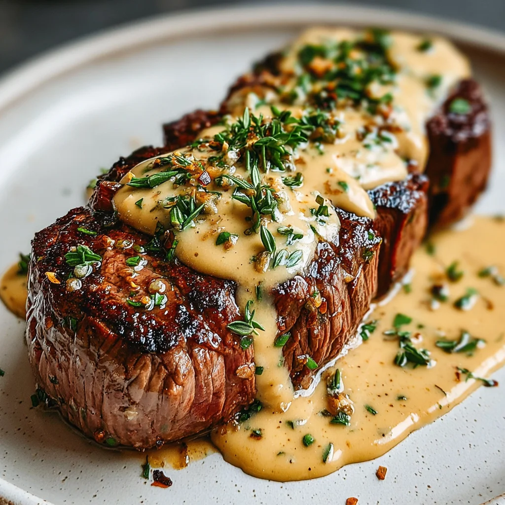 Knoblauchbuttersteak mit Parmesan-Sahnesauce: Das ultimative Rezept für ein unvergessliches Dinner!
