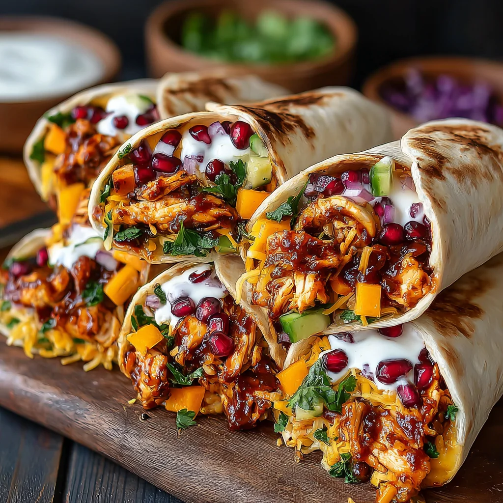 Köstliche Honig-BBQ-Hähnchen-Wraps: Einfaches Rezept für dein nächstes Dinner!