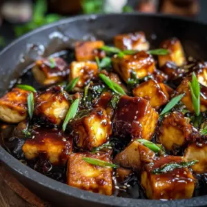 Köstliche Pilz-Tofu-Pfanne: Einfaches Rezept für ein schnelles Abendessen!