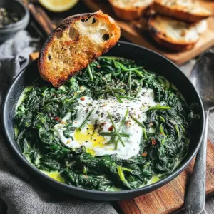 Unglaubliches Rezept für Spinat mit Frühlingszwiebeln und griechischem Joghurt, das du lieben wirst!