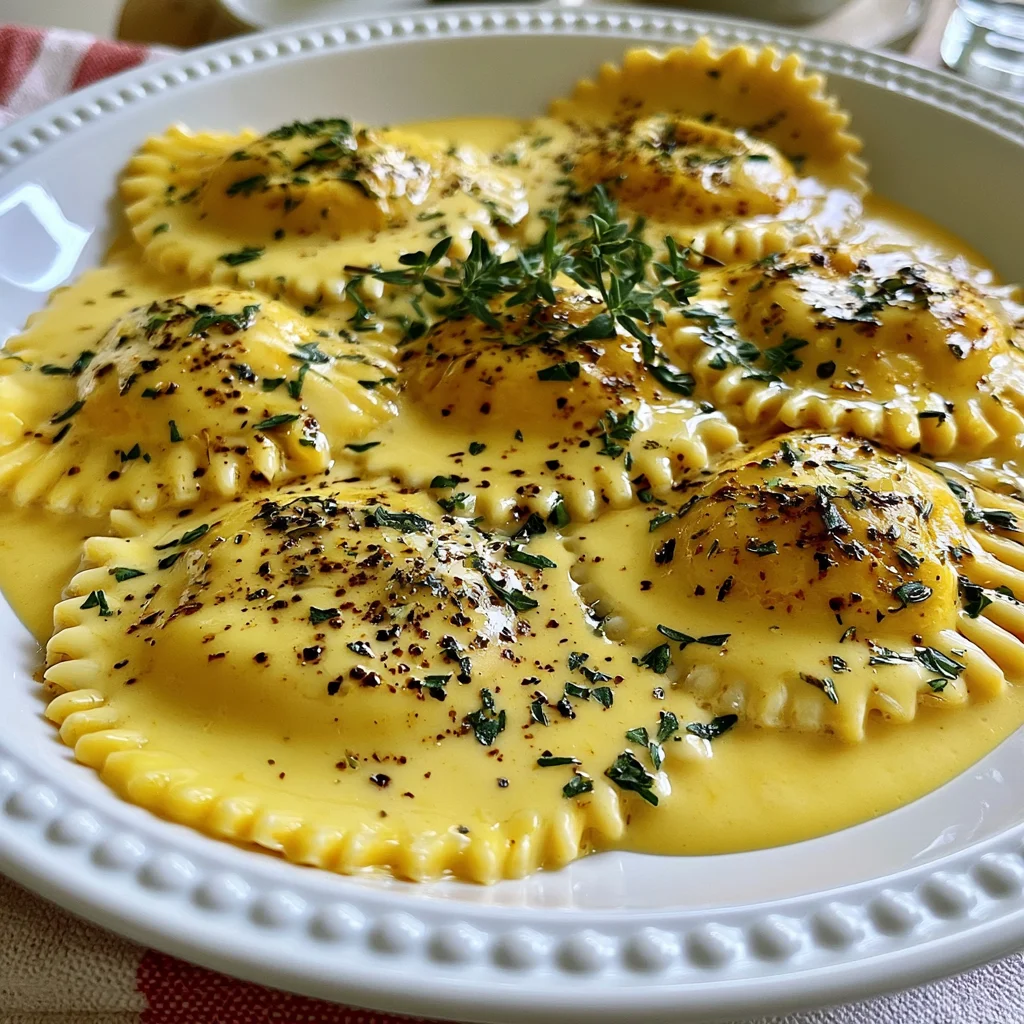 Butternut-Kürbis-Ravioli mit Ahorn-Cremesauce: Das unwiderstehliche Rezept für den Herbst!