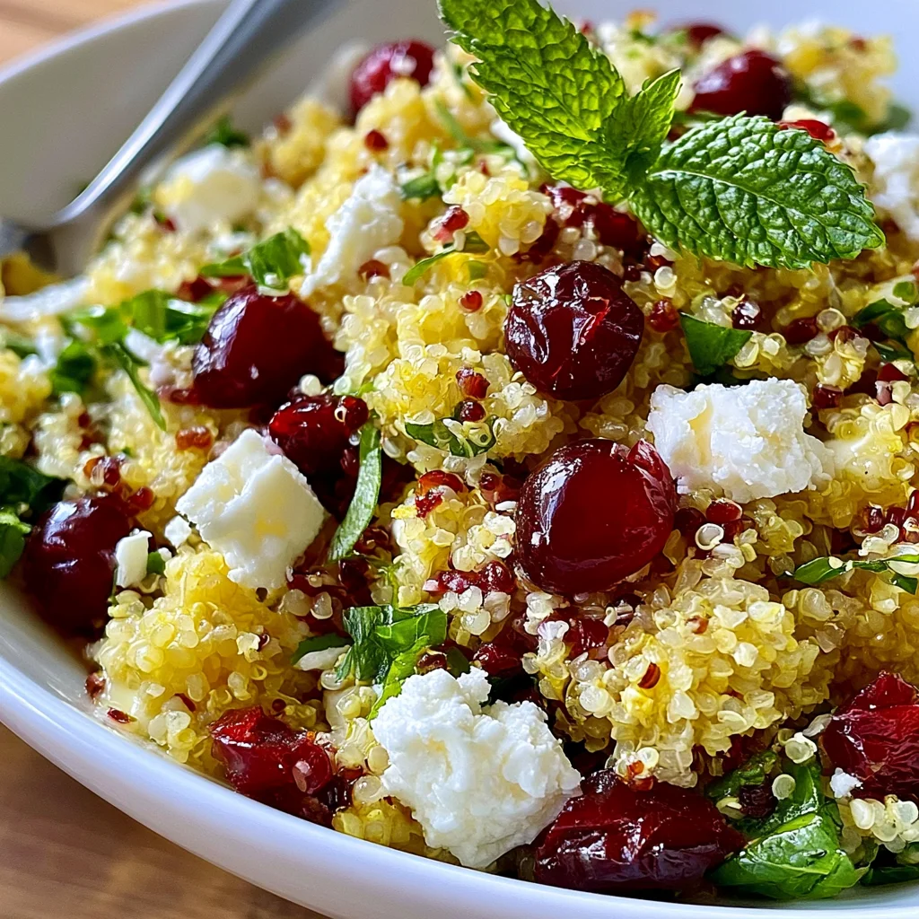 Cranberry-Quinoa-Feta-Salat: Das gesunde Rezept für einen bunten Genuss!