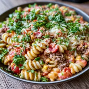 Cremige Cheeseburger-Pasta: Das unwiderstehliche Rezept für Käseliebhaber!