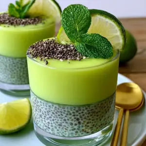 Erfrischender Schlüssel-Limetten-Chia-Samen-Pudding: Das Rezept für dein neues Lieblingsdessert!