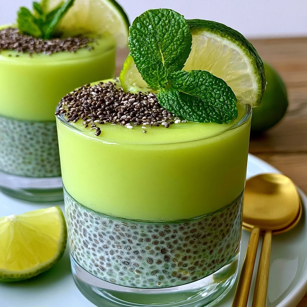 Erfrischender Schlüssel-Limetten-Chia-Samen-Pudding: Das Rezept für dein neues Lieblingsdessert!