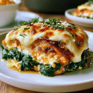Gesunder Genuss: Gebratener Lachs mit Spinat und Mozzarella Rezept für ein schnelles Abendessen