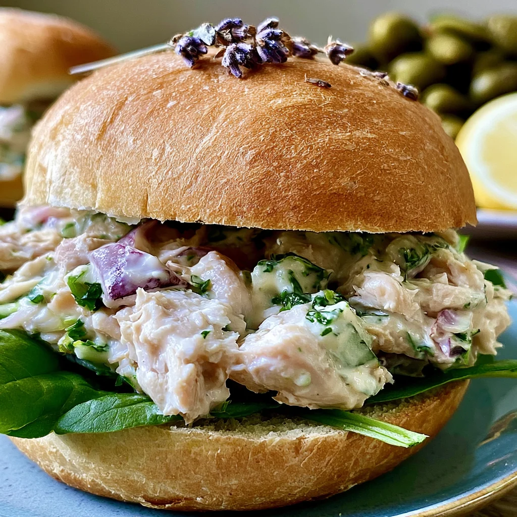 Köstliches Lavendel-Hühnchen-Rezept für ein erfrischendes Sandwich!