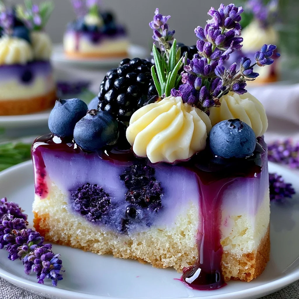 Köstliches Rezept für Mini Lavendel-Heidelbeer-Kuchen: Ein Genuss für jeden Anlass!