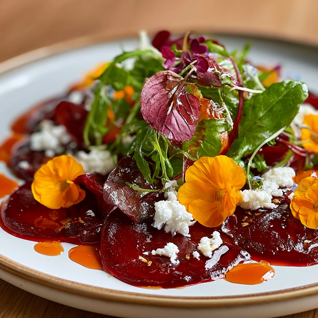 Köstliches Rote Bete Carpaccio Rezept – Ein Fest für den Gaumen!