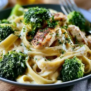 Cremige Hähnchen-Brokkoli-Alfredo Pasta: Das schnelle Rezept für Genuss pur!