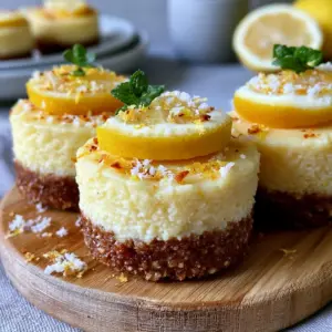 Cremige vegane Zitronen-Käsekuchen-Häppchen: Das erfrischende Rezept für deinen nächsten Genuss!