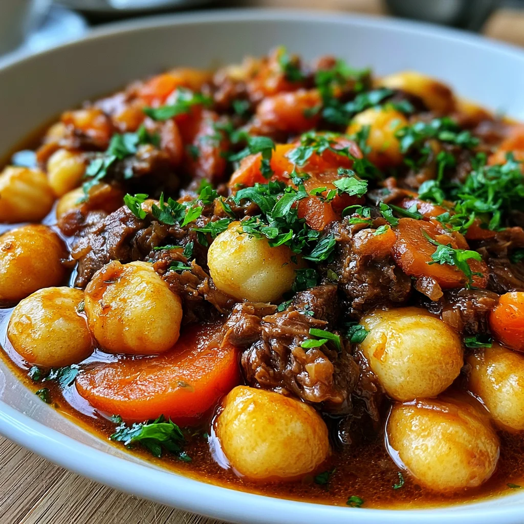 Herzhaftes Gnocchi-Gulasch Rezept: Ein Genuss für jede Gelegenheit!