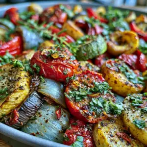 Köstliches mediterranes Ofengemüse Rezept für gesunde Genussmomente