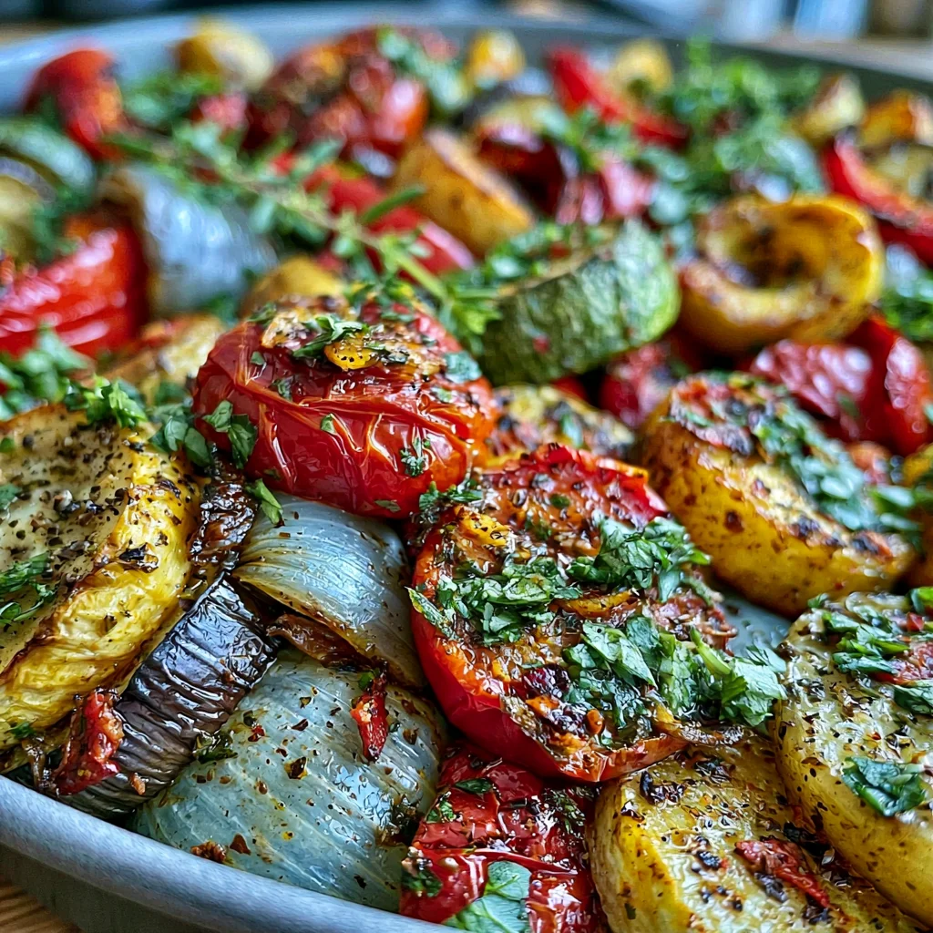 Köstliches mediterranes Ofengemüse Rezept für gesunde Genussmomente