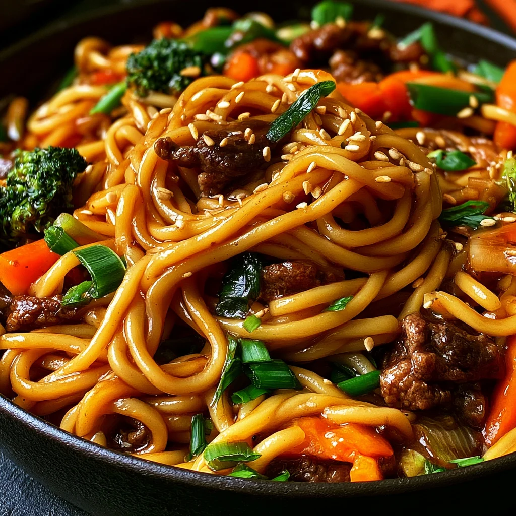 Mongolisches Rindfleisch Chow Mein: Schnelles Rezept für ein Geschmackserlebnis!