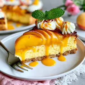 Saftiger Pfirsich-Schmand-Kuchen: Das perfekte Rezept für deinen Kaffeetisch!