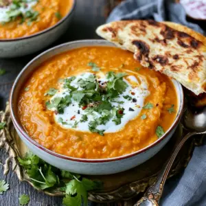 Wärmende rote Linsensuppe mit Süßkartoffeln – einfaches Rezept für kalte Tage!