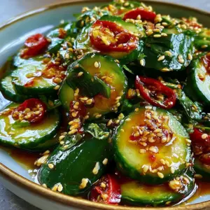 Würziger Asiatischer Gurkensalat: Das erfrischende Rezept für heiße Sommertage!