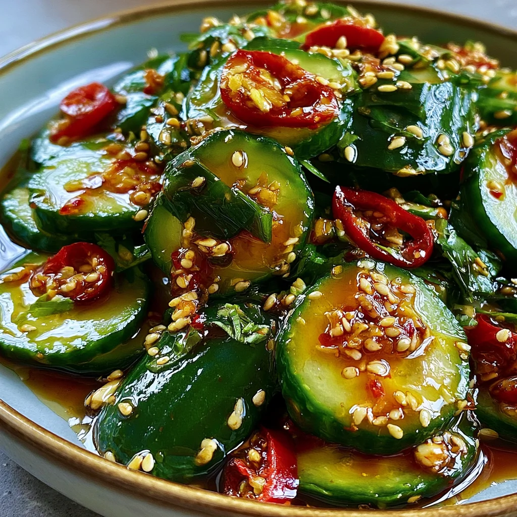 Würziger Asiatischer Gurkensalat: Das erfrischende Rezept für heiße Sommertage!