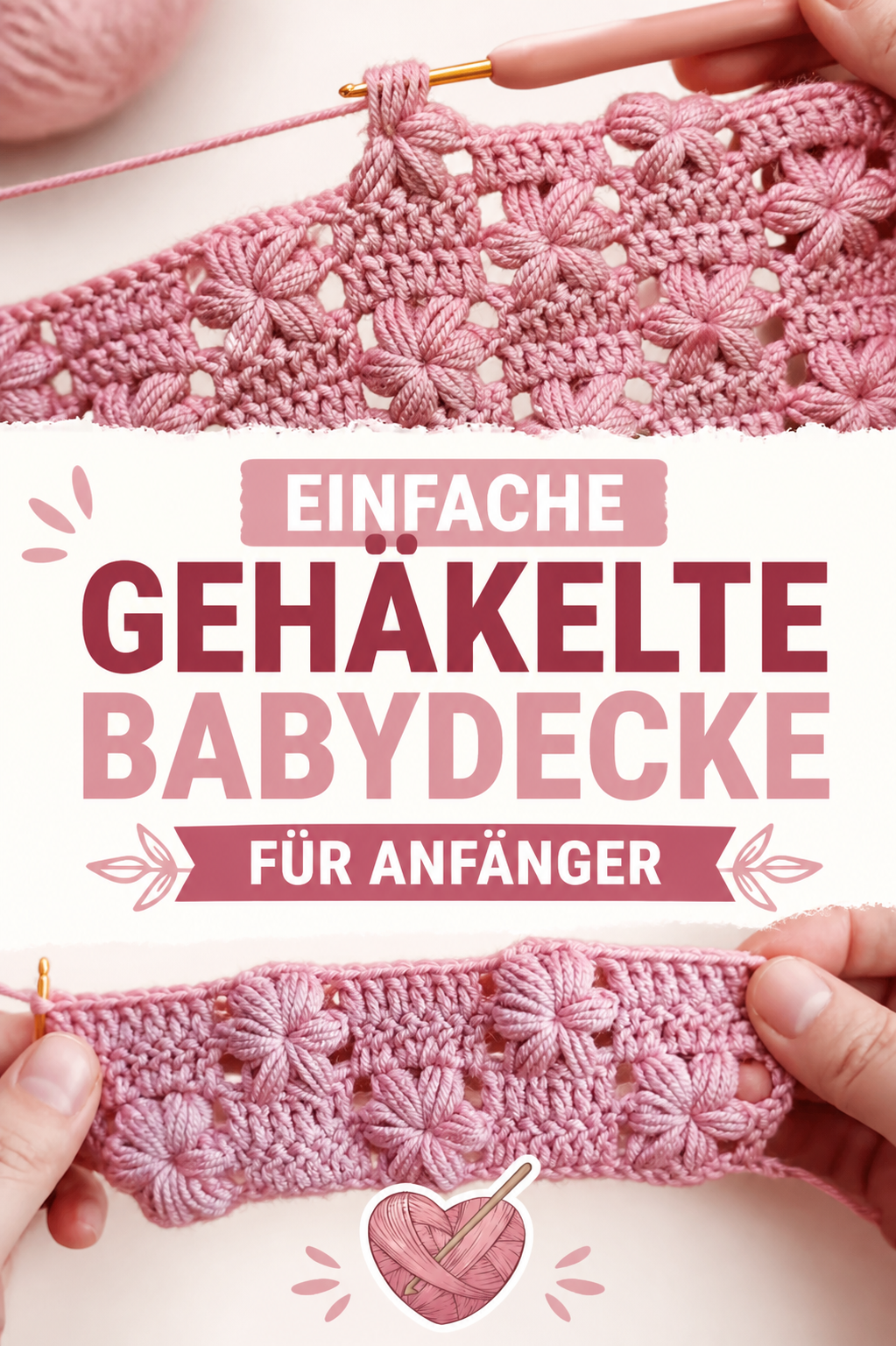 Easy Crochet Baby Blanket For Beginners (Design Peak)