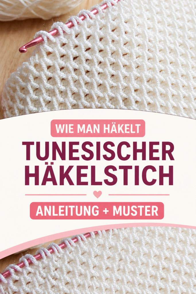 Tunesischer Häkelstich, den du unbedingt lernen solltest