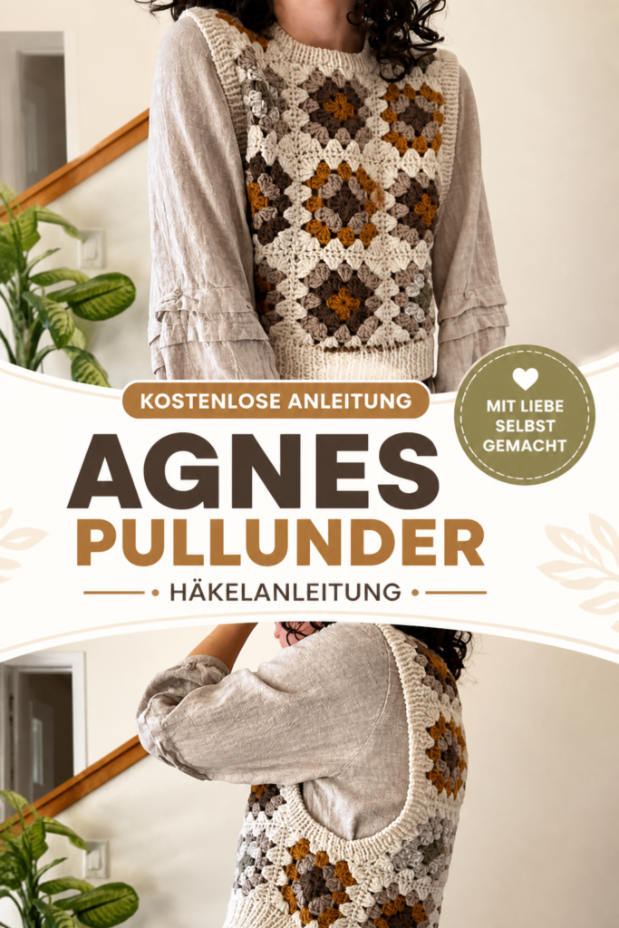 Agnes Weste Kostenlose Häkelanleitung Stilvolle Damenweste häkeln